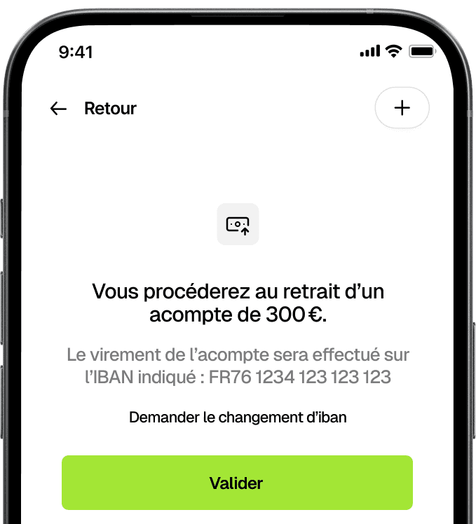 Mockup Dryve application